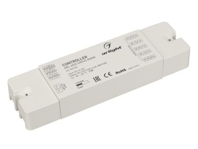 Контроллер ARL-4022-SIRIUS-RGBW (12-24V, 4x6A, RF) (Arlight, IP20 Пластик, 2 года) фото:7