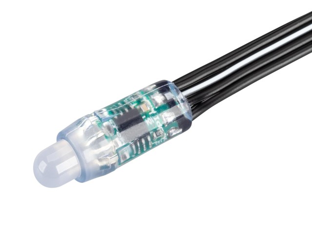 Герметичный управляемый модуль DMX-UVR-D12 5V RGB (0.3W, IP67, 90deg) (Arlight, Пластик, 5 лет) фото:1