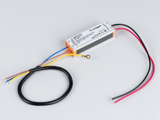 Блок питания ARPJ-SN-42600 (24W, 23-42V, 600mA) (Arlight, IP65 Металл, 3 года) фото:1