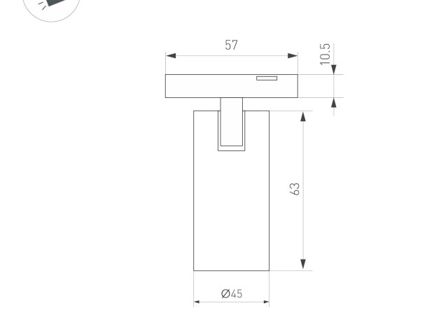 Светильник MAG-MICROCOSM-SPOT-R45-9W Day4000 (BK, 36 deg, 24V) (Arlight, IP20 Металл, 3 года) фото:4