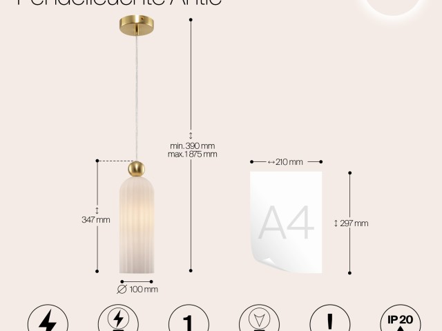 Подвесной светильник Maytoni MOD302PL-01W фото:14