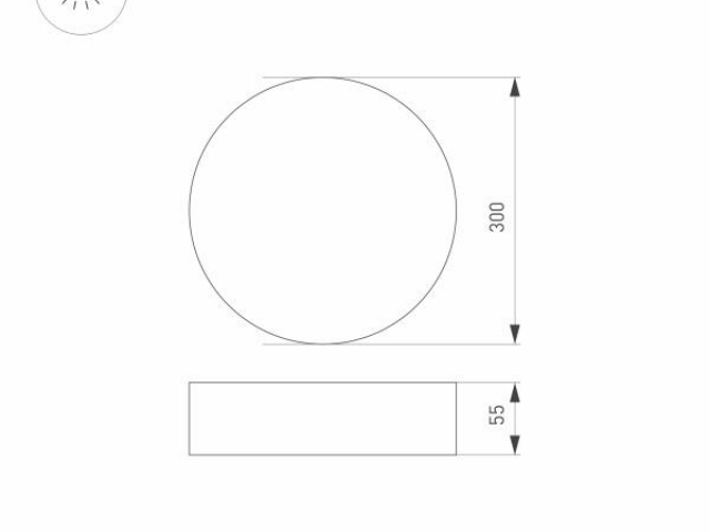 Светильник SP-RONDO-R300-36W Warm3000 (WH, 120 deg, 230V) (Arlight, IP40 Металл, 3 года) фото:1