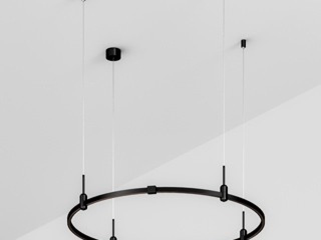 Основание ART-APRIORI-ROUND-HANG-R1000 (BK) (Arlight, IP20 Металл, 3 года) фото:2