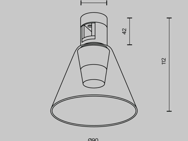 Трековый светильник Technical TR147-1-3W3K-BS фото:1