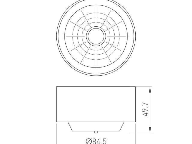Рефлектор с посадочным кольцом LGD-REFLECTOR-RING-R85 (BK) (Arlight, Металл) фото:1
