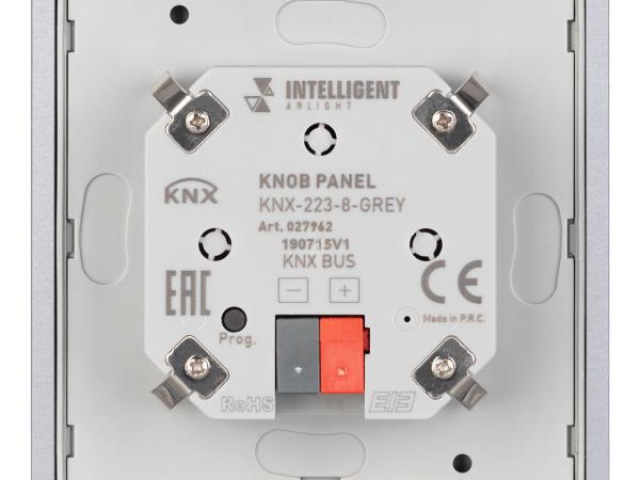 INTELLIGENT ARLIGHT Панель KNX-223-8-GREY (BUS) (IARL, IP20 Металл, 3 года) фото:1