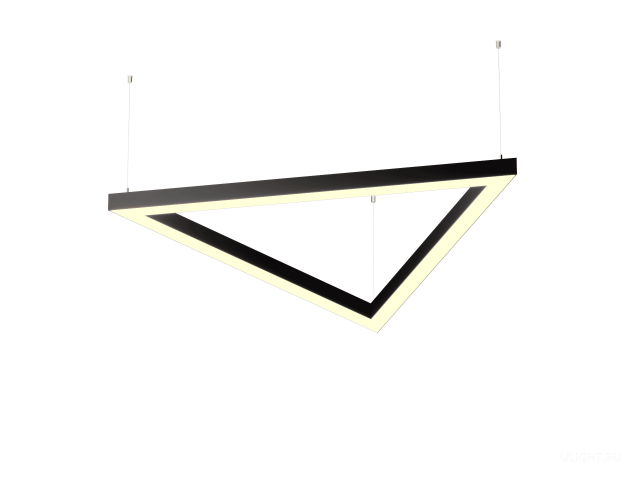 Светильник HOKASU Delta 35/40 (RAL9005/3x632/LT70 — 3K/42W) фото:1