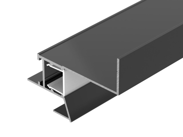 Профиль СEIL-S18-SHADOW-SIDE-3000 BLACK (Arlight, Алюминий) фото:5