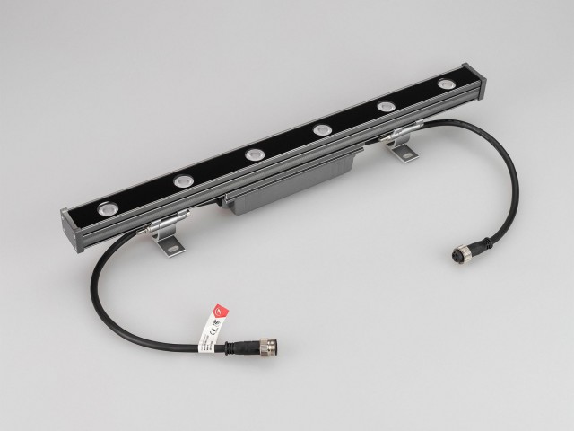 Линейный прожектор AR-LINE-500-6W Warm3000 (GR, 30 deg, 230V) (Arlight, IP65 Металл, 3 года) фото:5