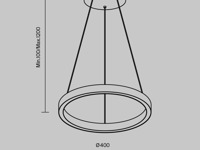 Подвесной светильник Maytoni MOD058PL-L22BK фото:1