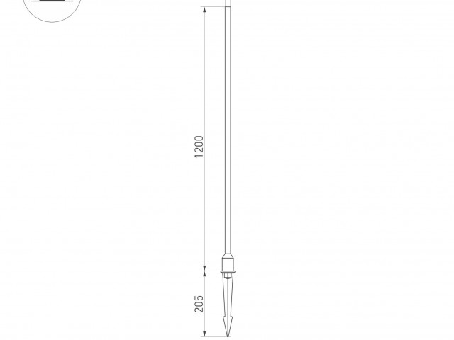 Светильник KT-CHAMPAGNE-L1200-3W Warm3000 (DG, 180 deg, 24V) (Arlight, IP65 Металл, 3 года) фото:1