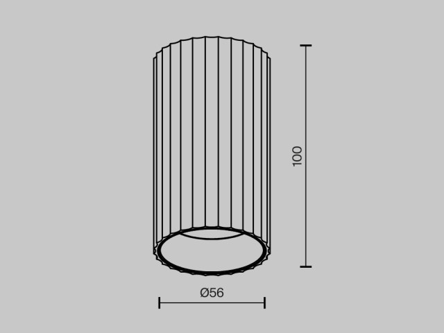 Потолочный светильник Technical C106CL-01-GU10-B фото:9