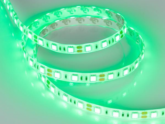 Лента RTW 2-5000SE 12V Green 2x (5060, 300 LED, LUX) (Arlight, 14.4 Вт/м, IP65) фото:6