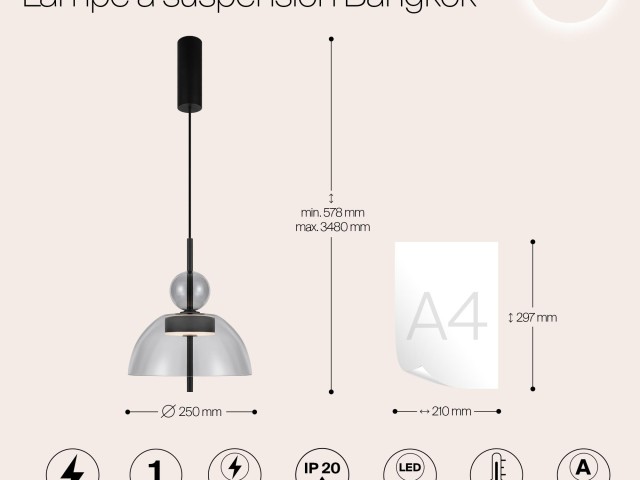 Подвесной светильник Maytoni MOD185PL-L11B3K1 фото:9