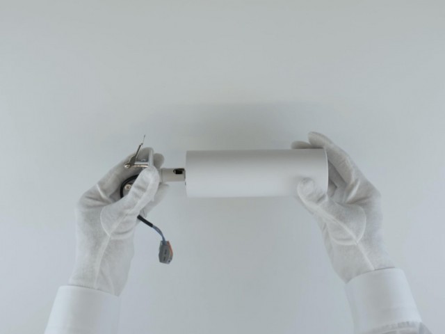 Встраиваемый светильник HOKASU Tube IN (85-130/ral9003 – 20w/4090/24deg) фото:20