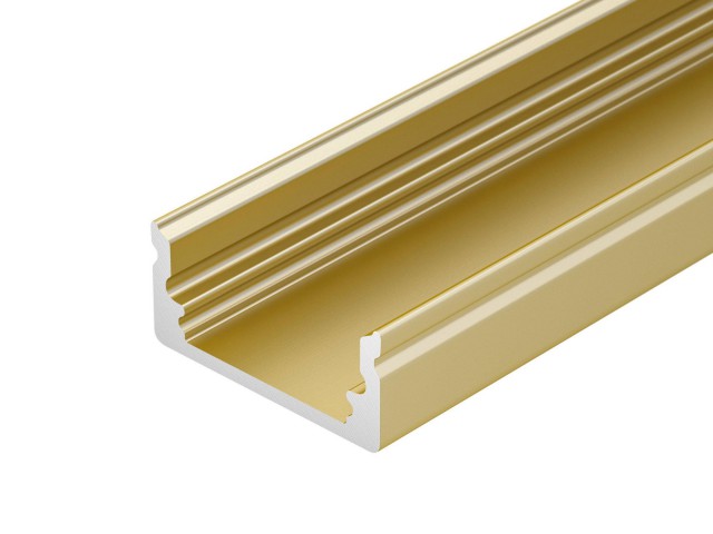 Профиль LINE-1708-2000 ANOD GOLD (Arlight, Алюминий) фото:9