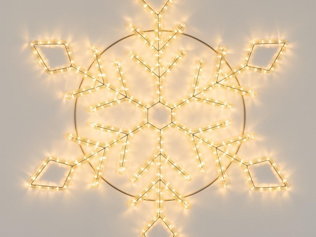Фигура ARD-SNOWFLAKE-M9-900x900-360LED Warm (230V, 22W) (Ardecoled, IP65) фото:4