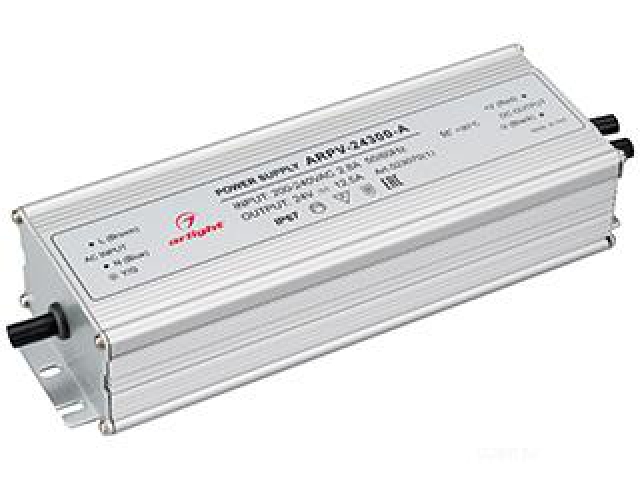 Блок питания ARPV-24300-A (24V, 12.5A, 300W) (Arlight, IP67 Металл, 3 года) фото:7