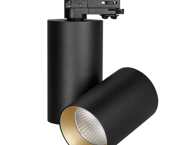 Корпус SP-POLO-TRACK-4TR-TURN-R85 (BK, 1-3, 350mA) (Arlight, IP20 Металл, 3 года) фото:42