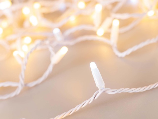 Светодиодная гирлянда ARD-STRING-CLASSIC-10000-WHITE-100LED-MILK-FLASH Warm (230V, 7W) (Ardecoled, IP65) фото:4