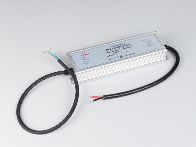 Блок питания ARPV-LG24250-PFC-A (24V, 10.4A, 250W) (Arlight, IP67 Металл, 5 лет) фото:1