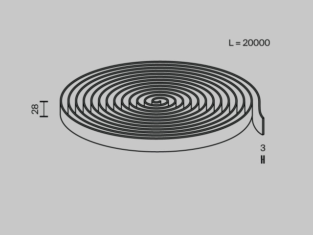 Токопроводящая текстильная лента Technical TRX130-1.20LG фото:4