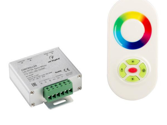 Контроллер LN-RF5B-Sens White (12-24V,180-360W) (Arlight, IP20 Металл, 1 год) фото:3