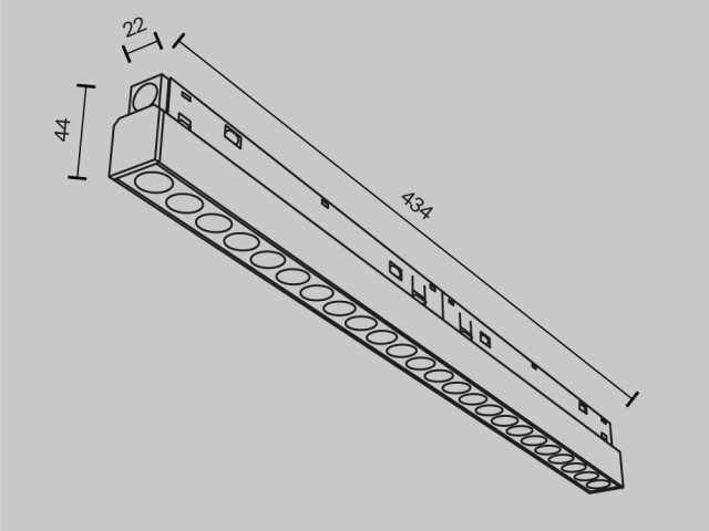 Трековый светильник Technical TR031-4-24W3K-M-DS-W фото:2