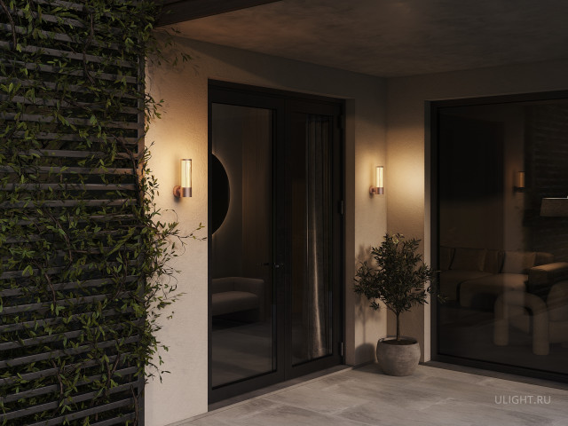 Уличный настенный светильник Outdoor O593WL-L8BR3K фото:7