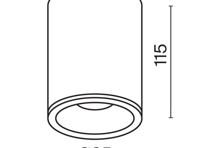 Потолочный светильник Technical C029CL-01W фото:10