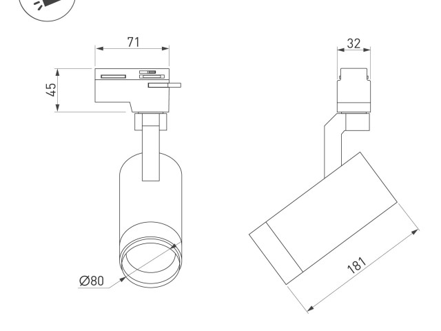 Светильник LGD-GELIOS-TUNE-4TR-R80-20W Day4000-MIX (BK, 20-60 deg) (Arlight, DALI, 3 года) фото:16