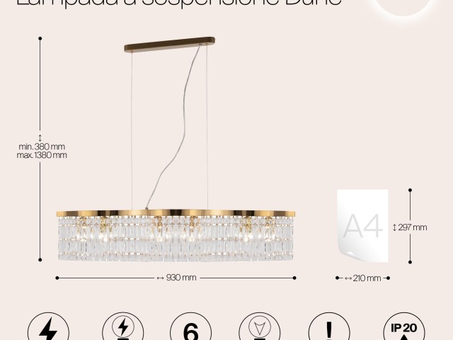 Подвесной светильник Maytoni DIA005PL-06G фото:16
