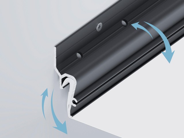 Профиль STRETCH-SHADOW-TECH-VENT-2000 BLACK (A2-DELTA) (Arlight, Алюминий) фото:8