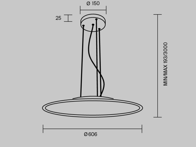 Подвесной светильник Maytoni MOD471PL-L57WK фото:7