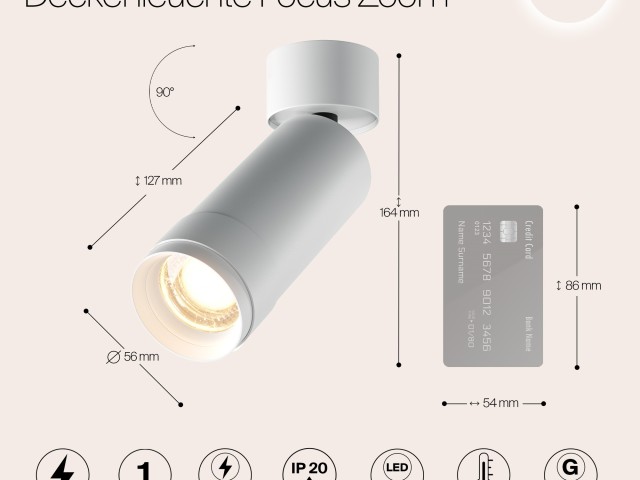 Потолочный светильник Technical C055CL-L12W3K-Z-W фото:20