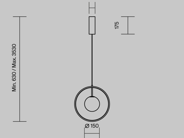 Подвесной светильник Maytoni MOD407PL-L12B3K1 фото:1
