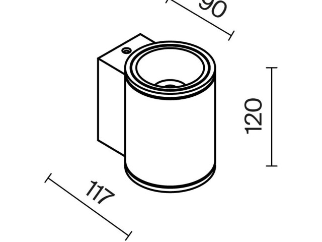 Настенный светильник (бра) Outdoor O303WL-L5GF3K фото:9