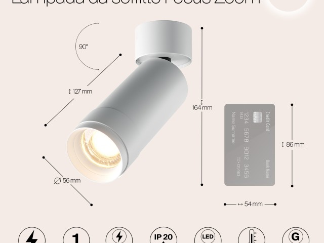 Потолочный светильник Technical C055CL-L12W3K-Z-W фото:15