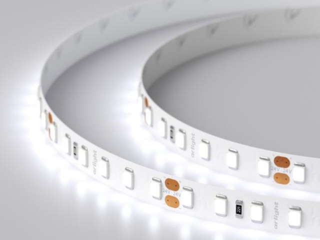 Лента RT 2-5000 24V Cool 8K 2x (2835, 600 LED, PRO) (Arlight, 14.4 Вт/м, IP20) фото:2