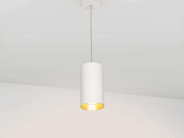 Светильник подвесной SP-POLO-R85-2-15W Warm White 40deg (White, Gold Ring) (Arlight, IP20 Металл, 3 года) фото:1