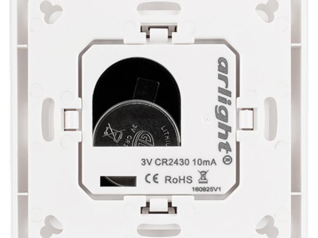 Панель Knob SR-2853K8-RF-UP White (3V, DIM, 4 зоны) (Arlight, IP20 Пластик, 3 года) фото:1