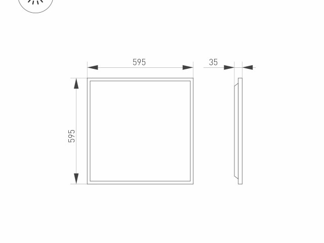 Светильник DL-TITAN-S600x600-40W Day4000-MIX (WH, 120 deg, 30-42V, 950mA) (Arlight, IP20 Металл, 3 года) фото:8