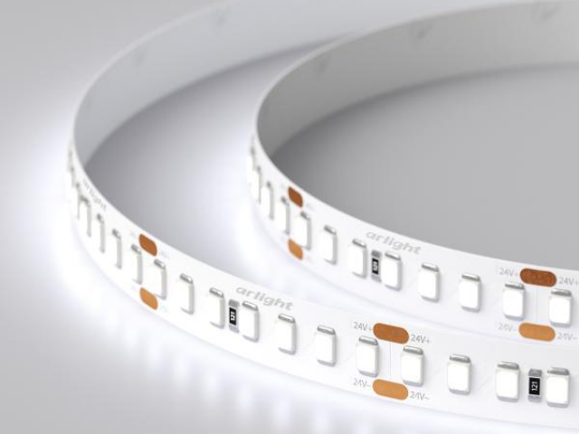 Лента RT 2-5000 24V Cool 8K 3x (2835, 840 LED, LUX) (Arlight, 17 Вт/м, IP20) фото:12