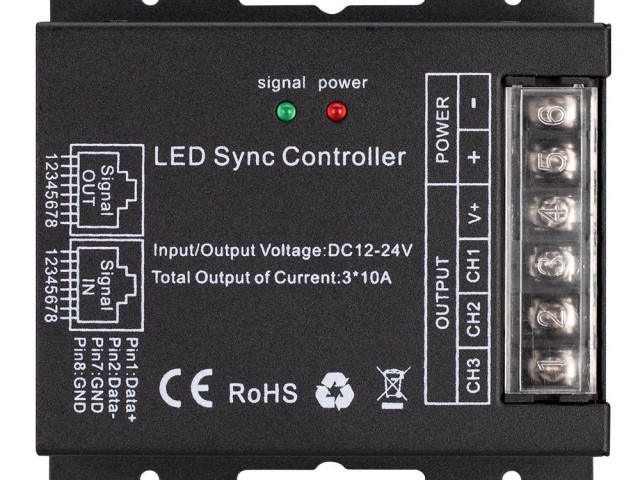 Контроллер ARL-4022-OVAL-MIX Black (12-24V, 2x10A, ПДУ, RF) (Arlight, IP20 Металл, 3 года) фото:4