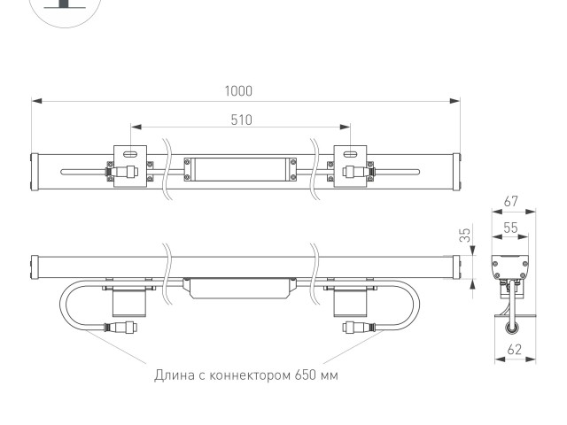 Светодиодный прожектор AR-LINE-1000L-48W-24V RGB-Warm3000 (Grey, 15x45 deg, DMX512) (Arlight, Закрытый) фото:4