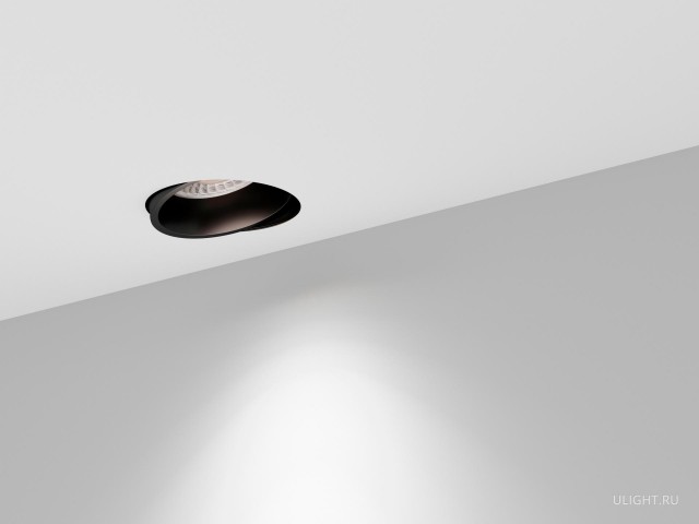 Светильник HOKASU DOT Spin Edgeless DTW noPS (RAL9005/15deg — 2.2-4K/20W/CRI90) фото:1