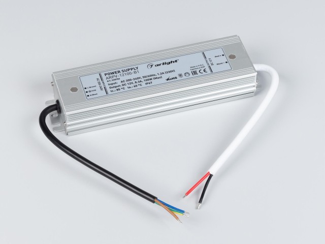 Блок питания ARPV-12100-B1 (12V, 8,3A, 100W) (Arlight, IP67 Металл, 3 года) фото:2