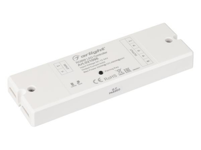Контроллер SR-2839W White (12-24 В,240-480 Вт,RGBW,ПДУ сенсор)) (Arlight, IP20 Пластик, 1 год) фото:2