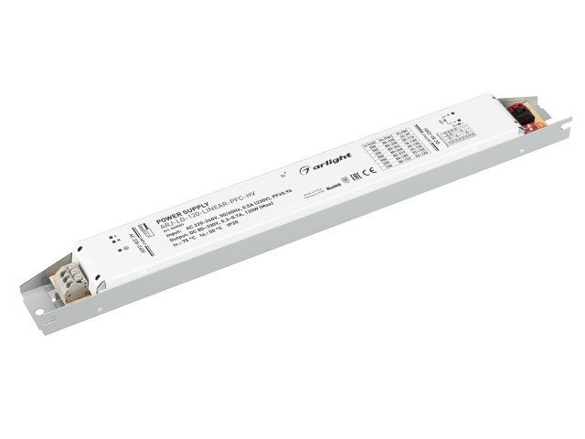 Блок питания ARJ-LG-120-LINEAR-PFC-HV (120W, 80-330V, 0.3-0.7A) (Arlight, IP20 Металл, 5 лет) фото:2