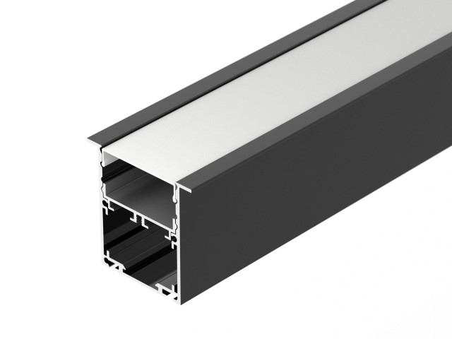 Профиль SL-LINIA52-3L-F-2000 ANOD BLACK (Arlight, Алюминий) фото:1